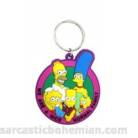 Fox The Simpsons Family Soft Touch PVC Keyring B00MZ00B8E